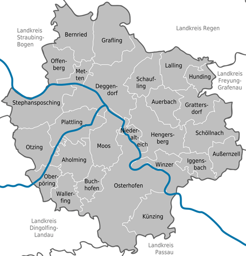 Der Landkreis Deggendorf
