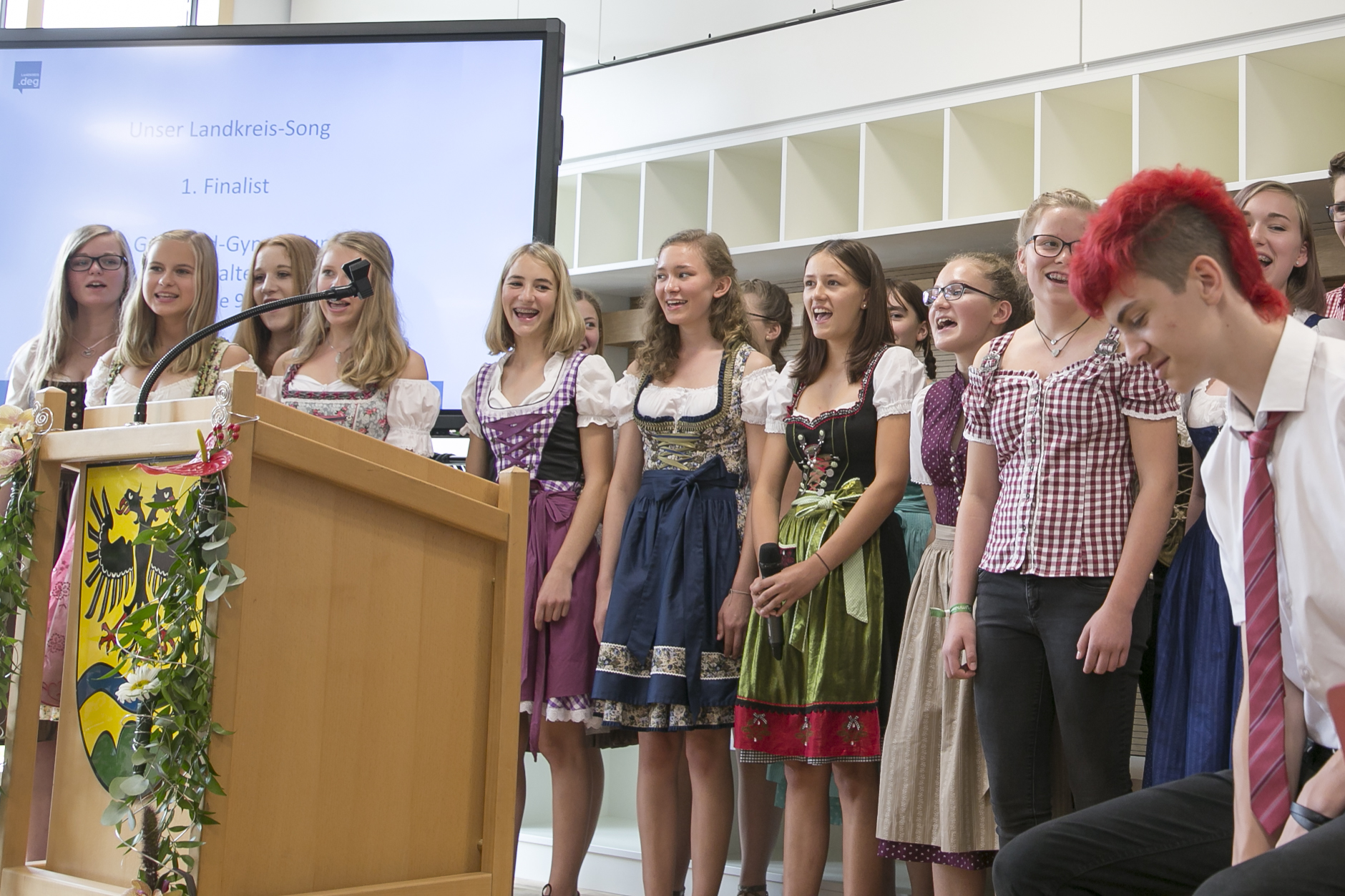 Präsentation bei der 10-Jahre-Feier