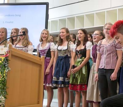 Präsentation bei der 10-Jahre-Feier