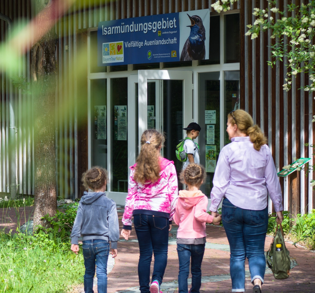 Infozentrum Isarmündung - Eingang