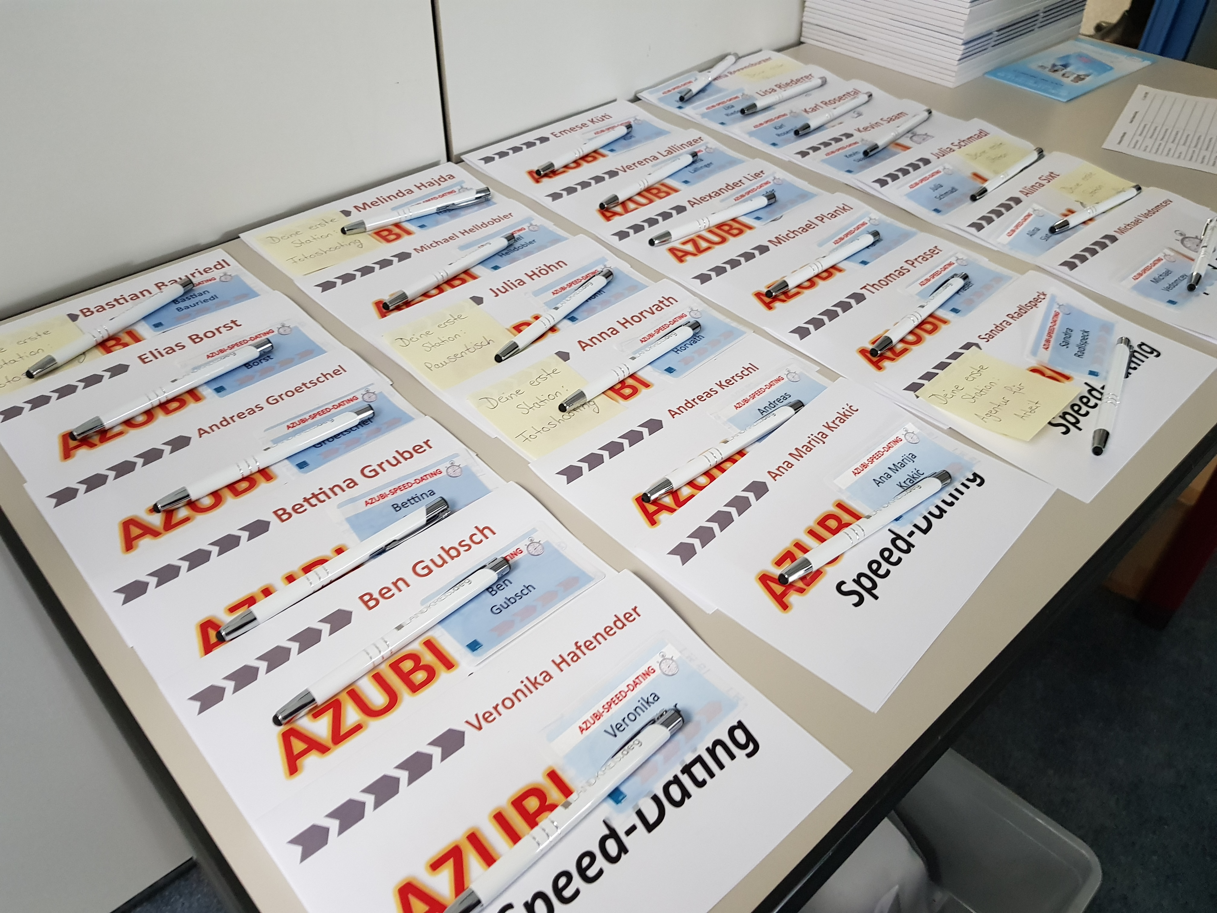 1. Speed-Dating: Plattling 2019