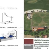 Bewegungsparcours Aholming Plan