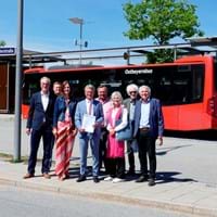 Max Heindl, Michael Karmainski, Kerstin Heindl-Unverdorben, Landrat Bernd Sibler, Michael Oswald, Gaby Pfeffer, Martin Pfeffer, Berthold Sieghart