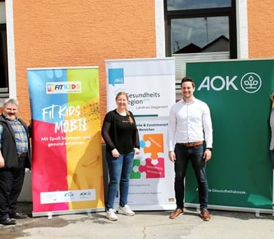 Fit Kids Mobil tourt durch Schöllnach