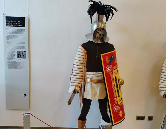 „Gladiatorentag“ zum Ende der Sonderausstellung „Superstars der Antike“ im Museum Quintana