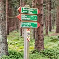 Wanderbeschilderung Rusel