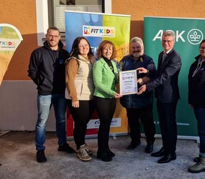 „Fit Kids“-Urkunde für Schöllnach