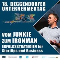 Triathlet und Motivator Andreas Niedrig zu Gast beim 18. Deggendorfer Unternehmertag