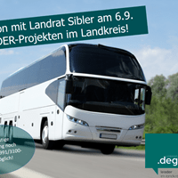 Busexkursion mit Landrat Sibler am 6. September
