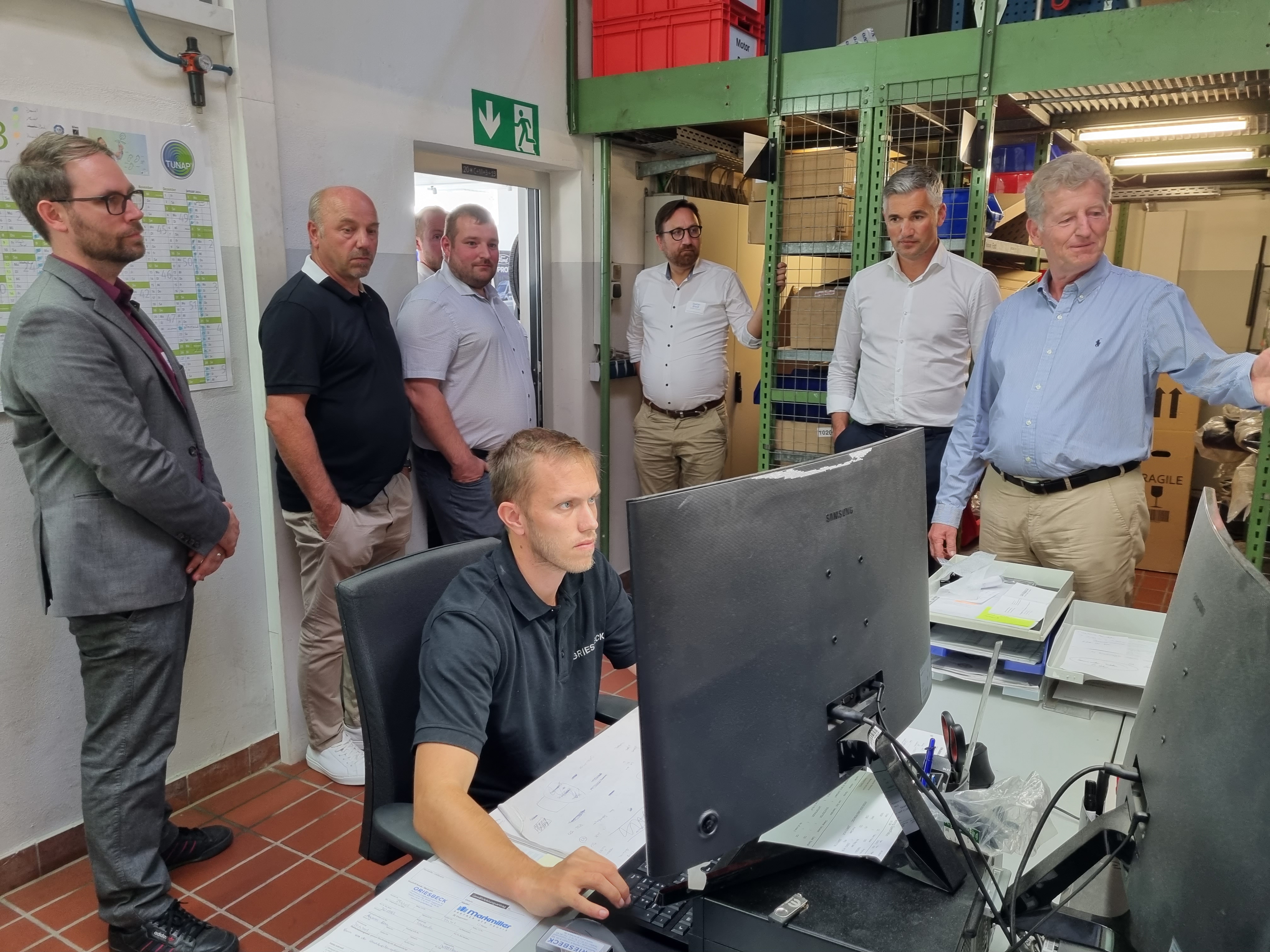 Das zweite Treffen: im Autohaus Griesbeck