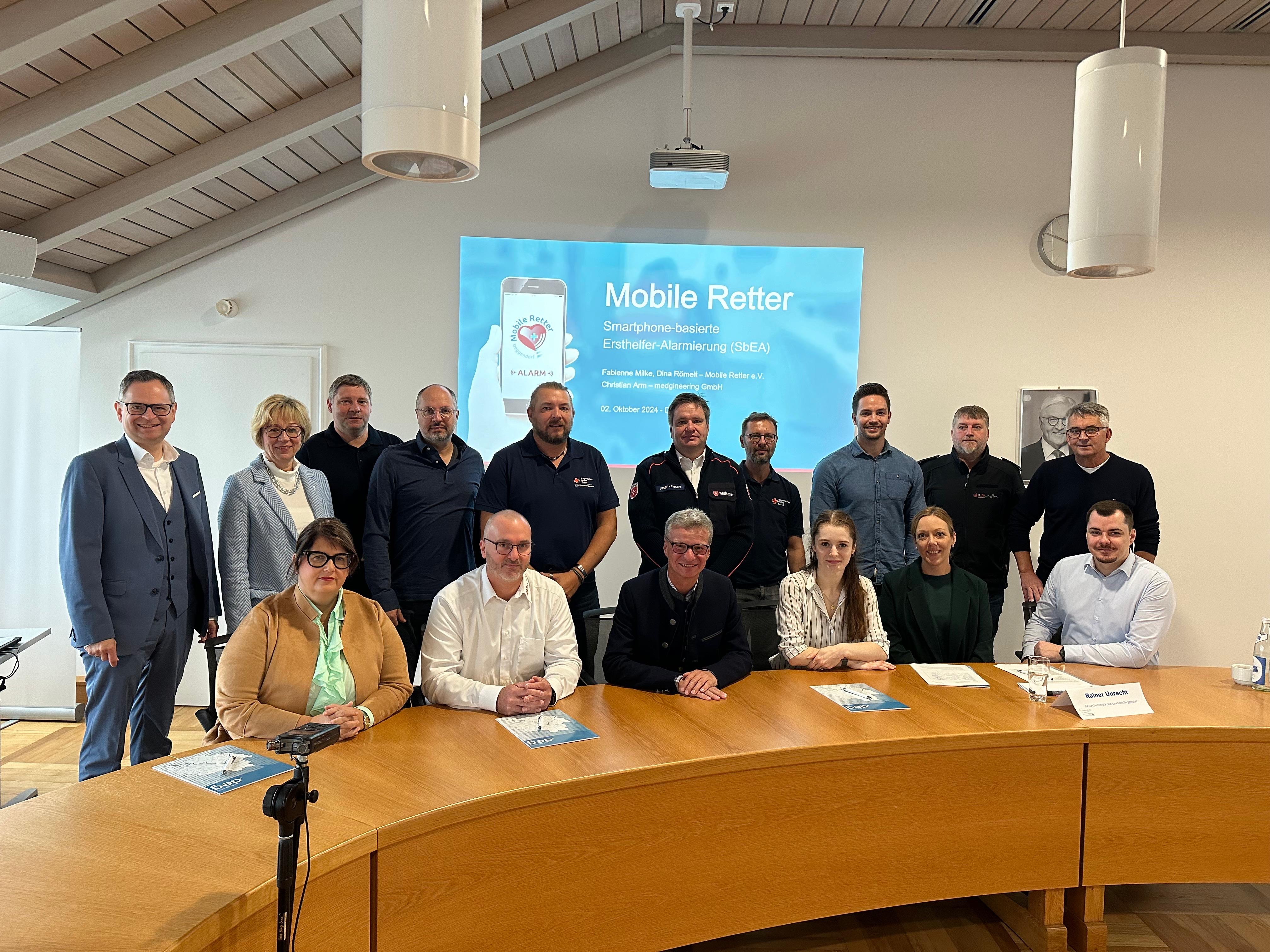 Kick-off Veranstaltung „Mobile Retter“ im Landkreis Deggendorf