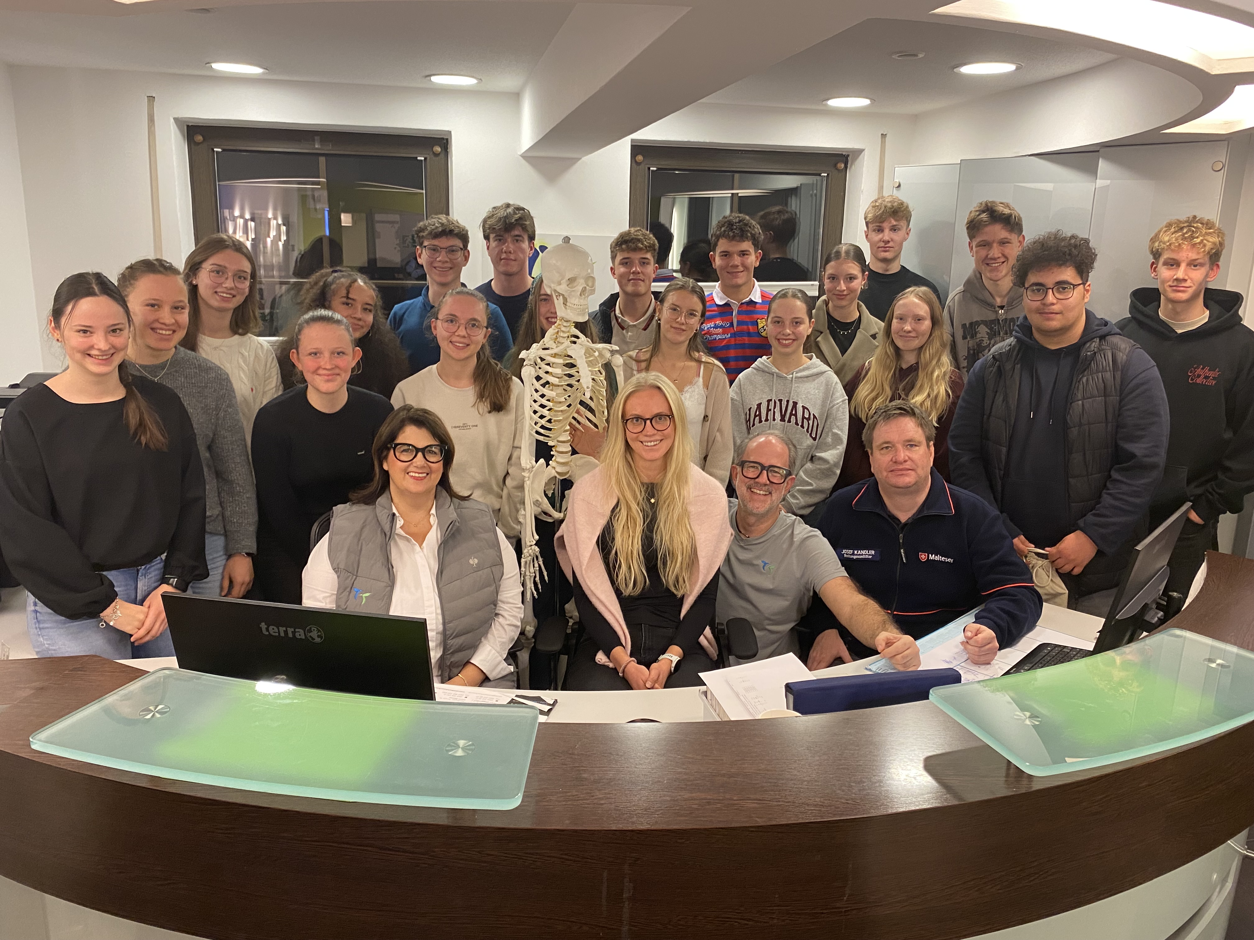 Einblicke in den Arztberuf in der Hausarztpraxis Dr. Schnabel in Deggendorf (Foto: Rainer Unrecht)