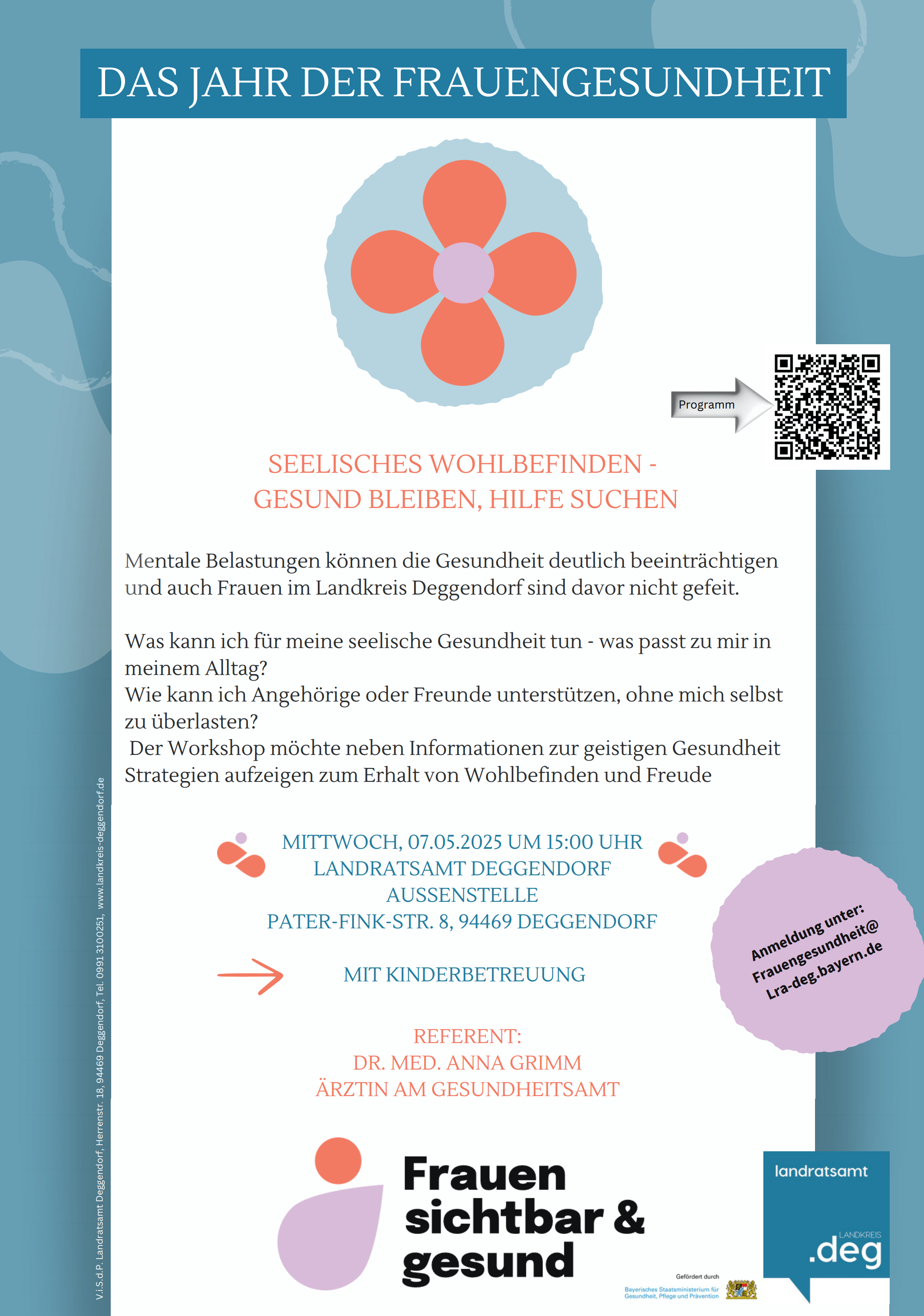 SEELISCHES WOHLBEFINDEN - GESUND BLEIBEN, HILFE SUCHEN 07.05.2025