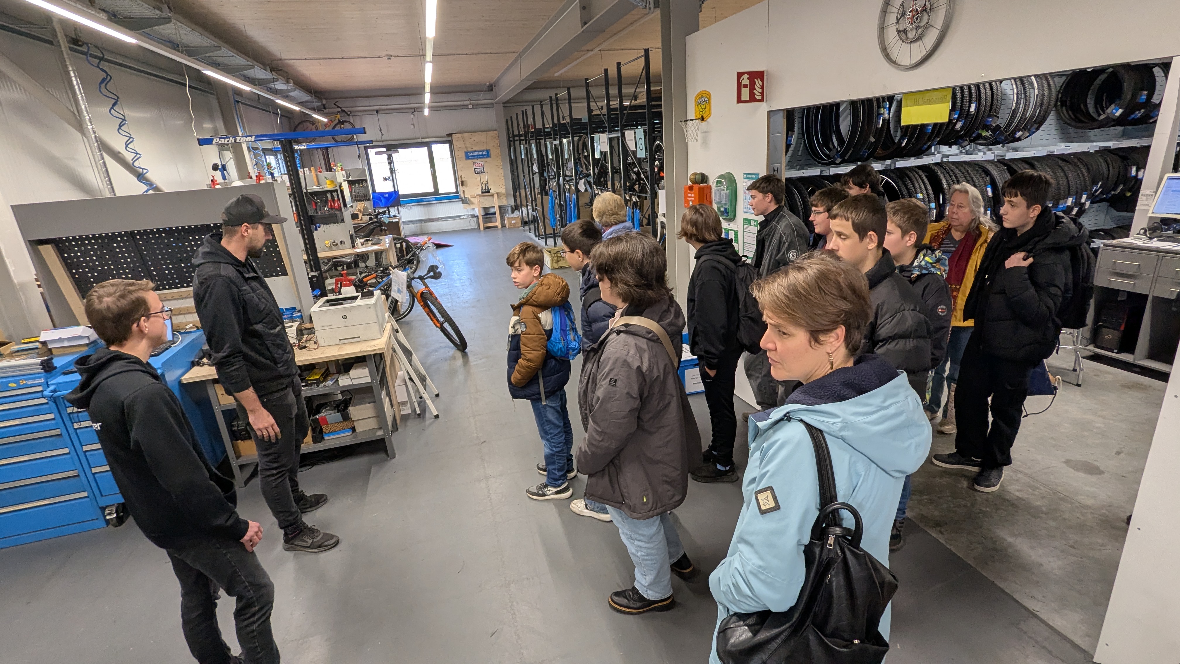 zu Gast in der Werkstatt von Zweirad Würdinger in Plattling