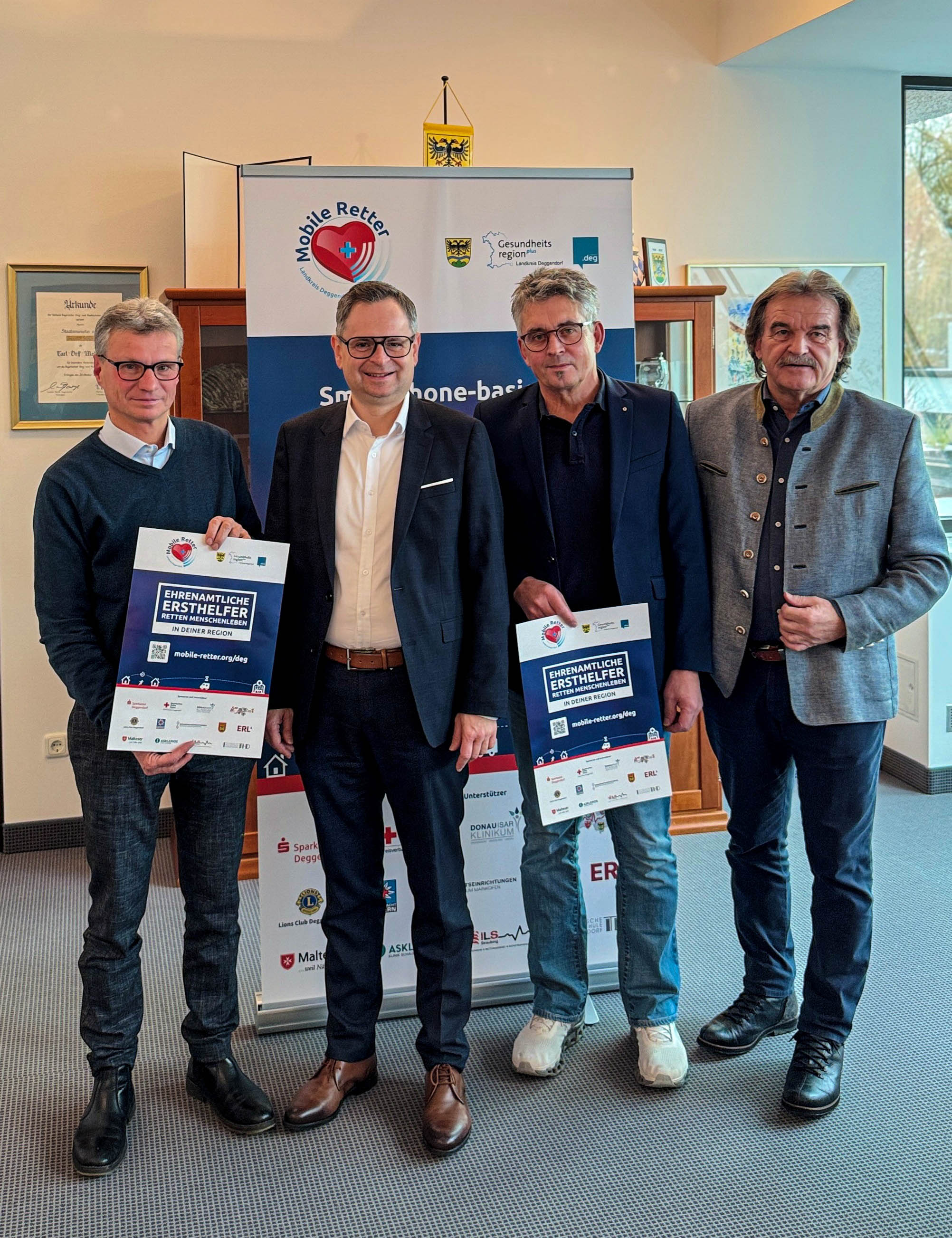 Starke Unterstützung für das Mobile Retter System im Landkreis Deggendorf