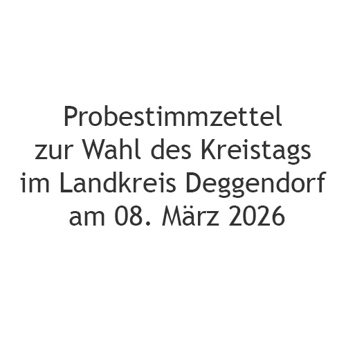 Probestimmzettel