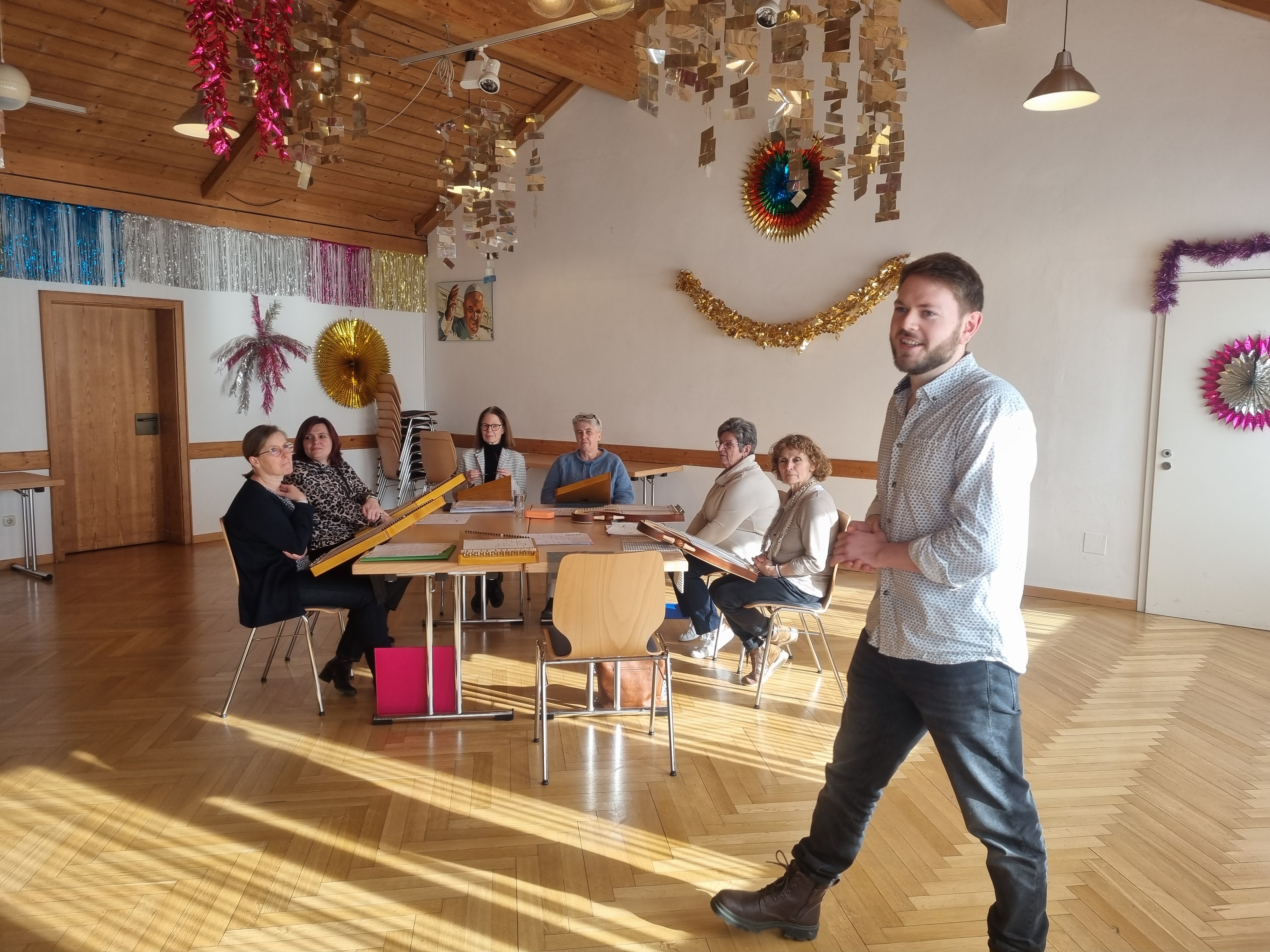 Treffen in der Musikschule