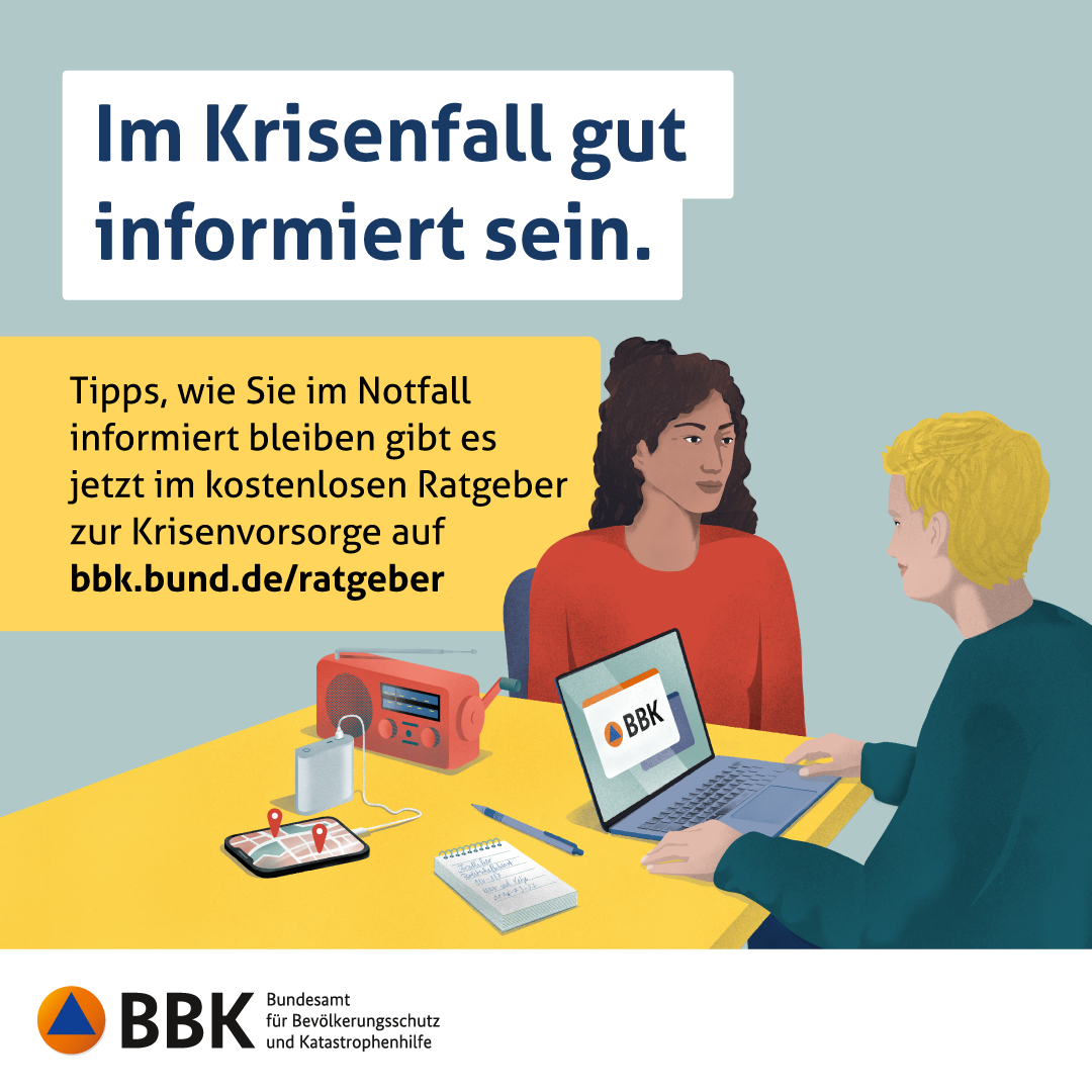 Ratgeber Vorsorgen für Krisen und Katastrophen des BBK